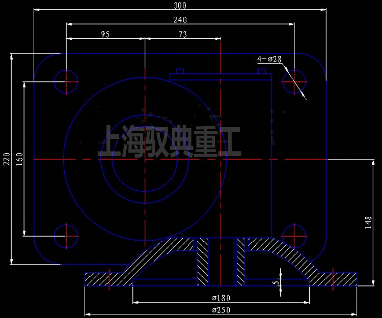 SWL絲桿升降機(jī)20噸CAD圖